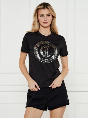 Just Cavalli T-shirt | Regular Fit czarny