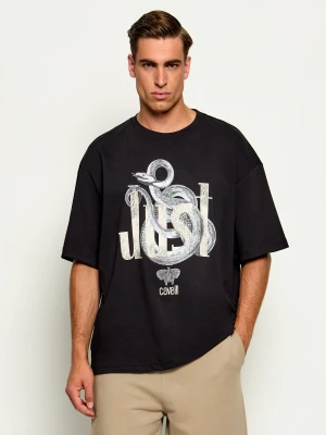 Just Cavalli T-shirt | Relaxed fit czarny