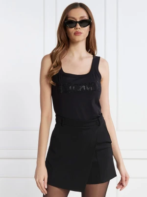 Just Cavalli Top | Regular Fit czarny