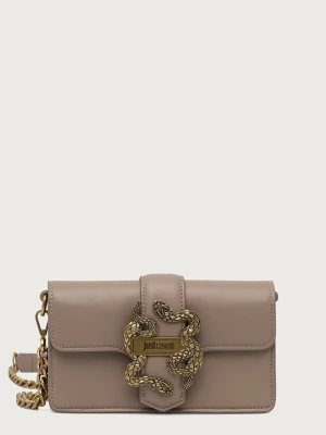 Just Cavalli torebka crossbody damska z imitacji skóry beżowy
