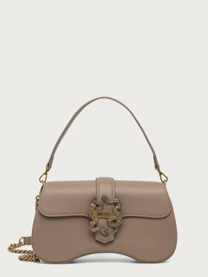 Just Cavalli torebka crossbody damska z imitacji skóry beżowy