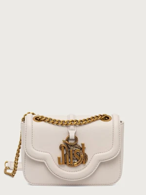 Just Cavalli torebka crossbody damska z imitacji skóry beżowy