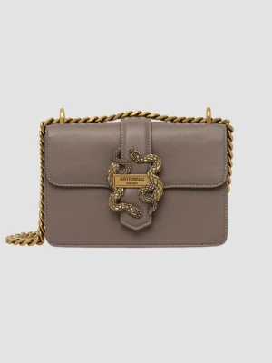 JUST CAVALLI Torebka damska w kolorze taupe Iconic Snakes Style 8