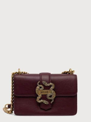 Just Cavalli torebka damska z imitacji skóry bordowy