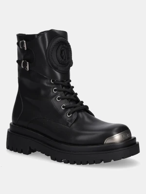 Just Cavalli trapery męskie kolor czarny 79QA3S92ZSD48899