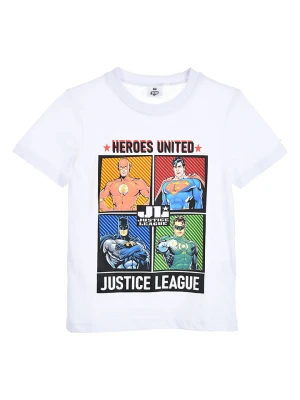 Justice League Koszulka "Liga Sprawiedliwości" w kolorze białym rozmiar: 104