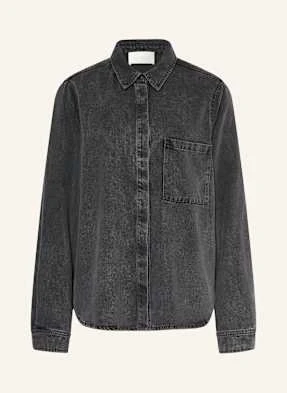 Juvia Koszula Birga W Stylu Jeansowym grau