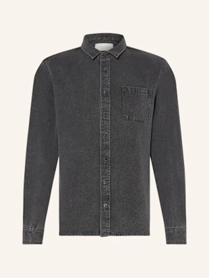 Juvia Koszula Jeansowa Franz Regular Fit schwarz