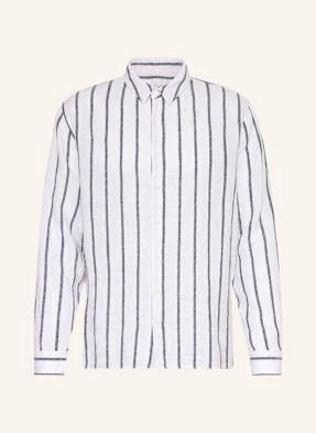 Juvia Koszula Marq Comfort Fit Z Lnem weiss