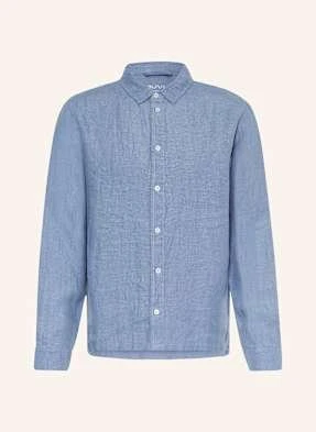 Juvia Koszula Z Lnu Manuel Regular Fit blau