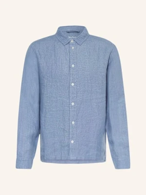 Juvia Koszula Z Lnu Manuel Regular Fit blau