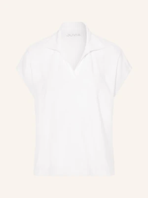 Juvia Koszulka Polo Vanessa Z Frotte weiss
