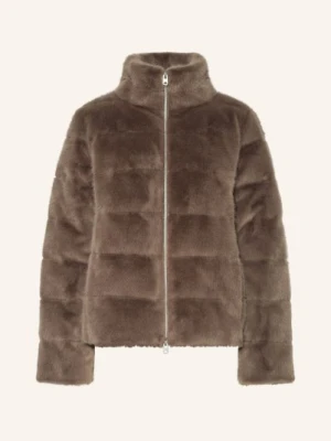 Juvia Kurtka Puchowa Fenja Ze Sztucznym Futrem braun