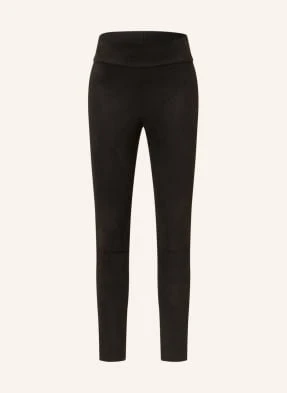 Juvia Legginsy Elena Z Imitacji Skóry schwarz