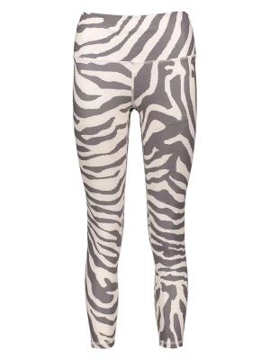 Juvia Legginsy w kolorze granatowo-kremowym rozmiar: XXS