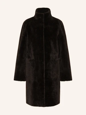 Juvia Płaszcz Ze Sztucznego Futra Karolina braun