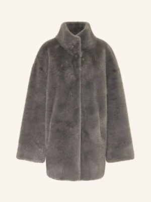 Juvia Płaszcz Ze Sztucznego Futra Noa grau