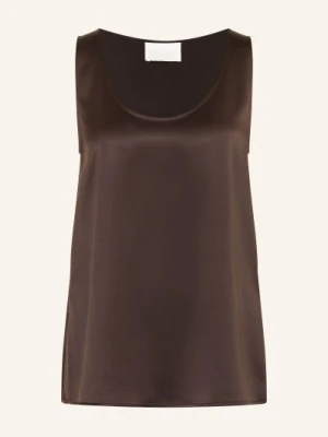 Juvia Satynowa Bluzka Finnja braun