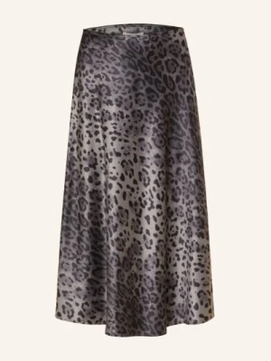 Juvia Satynowa Spódnica Fleur grau