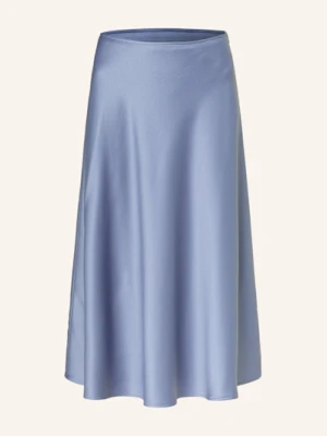 Juvia Satynowa Spódnica Fleur blau