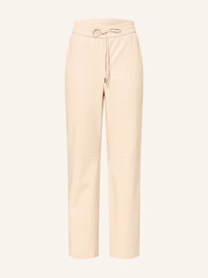 Juvia Spodnie 7/8 Rosa Z Imitacji Skóry weiss