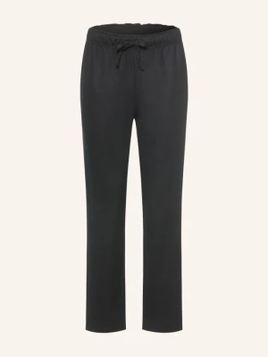 Juvia Spodnie Flanelowe Rita W Stylu Joggingowym schwarz CZARNY