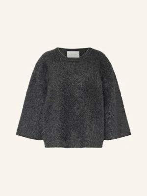 Juvia Sweter Amyie Z Kaszmiru Z Rękawami 3/4 grau