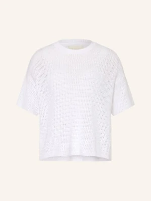 Juvia Sweter Z Dzianiny Vineta weiss