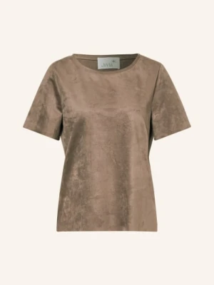 Zdjęcie produktu Juvia T-Shirt Belinda Z Imitacji Skóry braun
