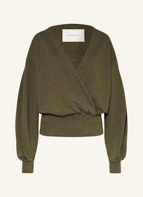 Jw Anderson Bluza Nierozpinana W Stylu Kopertowym gruen