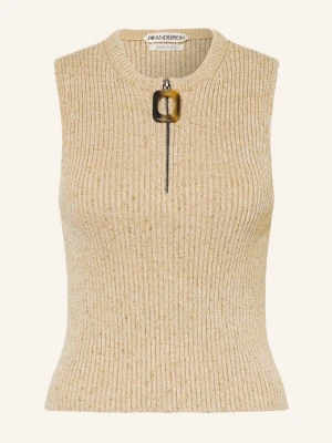 Jw Anderson Bluzka Z Dzianiny beige