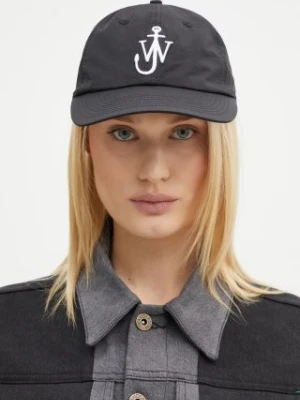 JW Anderson czapka z daszkiem Baseball Cap kolor czarny z aplikacją AC0198.FA0214.999