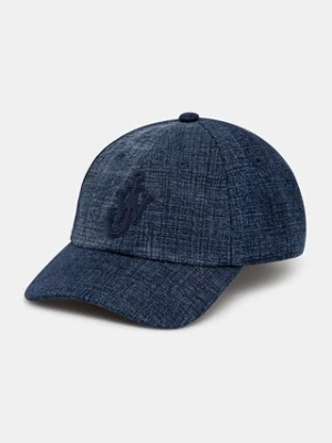 JW Anderson czapka z daszkiem jeansowa Baseball kolor granatowy gładka AC0398.FA0429.800