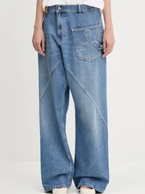JW Anderson jeansy bawełniane Twisted Workwear DT0110.PG1735.804