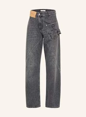 Jw Anderson Jeansy Bojówki Twisted grau