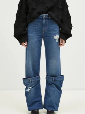 JW Anderson jeansy Bucket Jeans damskie high waist DT0056.PG1164.804