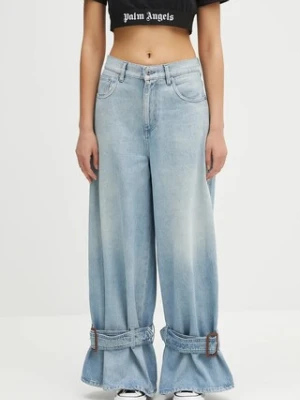 JW Anderson jeansy Buckled Cuff damskie high waist DT0109.PG1735.804