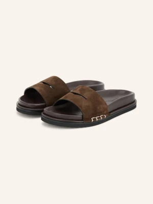 Jw Anderson Klapki braun CIEMNOBRĄZOWY