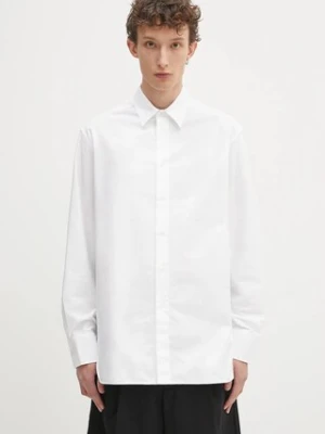 JW Anderson koszula bawełniana Classic męska kolor biały regular z kołnierzykiem klasycznym SH0339.PG1726.001