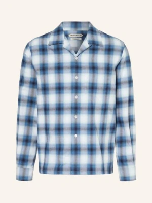 Jw Anderson Koszula Flanelowa Slim Fit blau