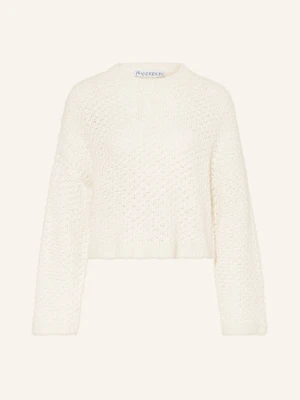 Jw Anderson Krótki Sweter weiss