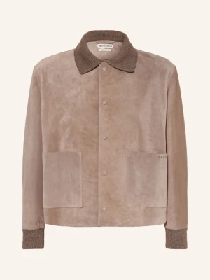 Jw Anderson Kurtka Skórzana grau