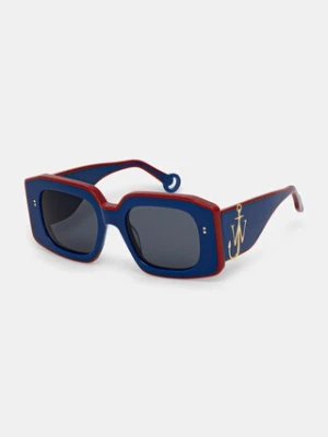 JW Anderson okulary przeciwsłoneczne Jwa01 Bumper damskie kolor niebieski EW0001.FA0426.807