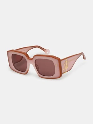 JW Anderson okulary przeciwsłoneczne Jwa01 Bumper damskie kolor pomarańczowy EW0002.FA0426.392