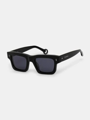 JW Anderson okulary przeciwsłoneczne Jwa02 Rectangle damskie kolor czarny EW0007.FA0426.999