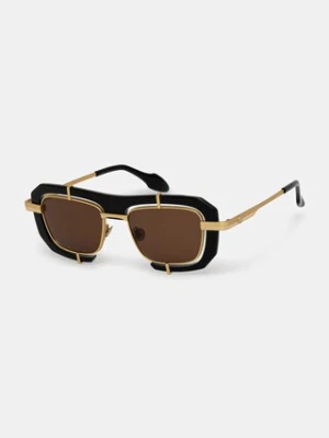 JW Anderson okulary przeciwsłoneczne Jwa03 Geometric damskie kolor czarny EW0008.FA0426.999