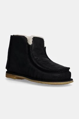 JW Anderson śniegowce zamszowe Ankle Boot damskie kolor czarny ANW43065A