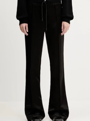 JW Anderson spodnie Drawstring Waist damskie kolor czarny szerokie high waist TR0399.PG1693.999