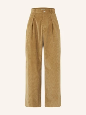 Jw Anderson Spodnie Z Sztruksu Regular Fit braun