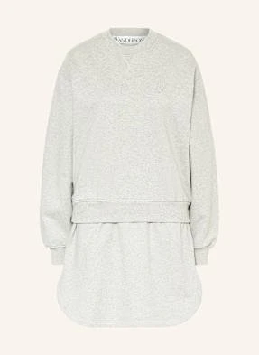Jw Anderson Sukienka Dresowa grau